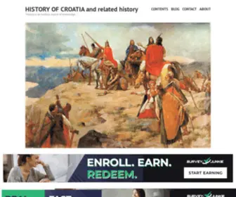 Historyofcroatia.com(HISTORY OF CROATIA and related history) Screenshot