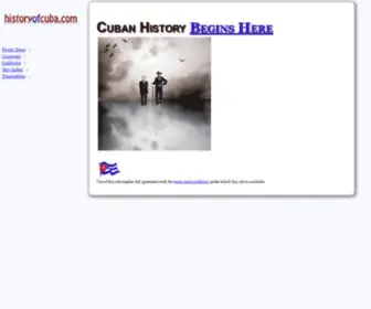 Historyofcuba.com(Marti) Screenshot
