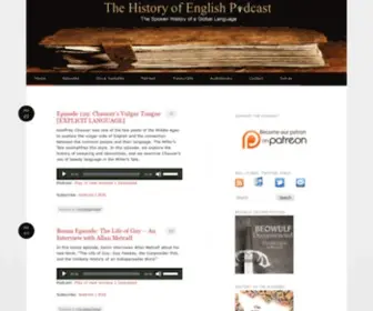 Historyofenglishpodcast.com(The History of English Podcast) Screenshot