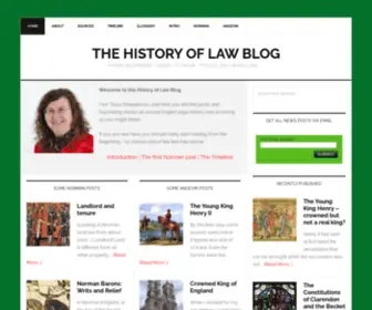 Historyoflaw.co.uk(From Normans times to now) Screenshot