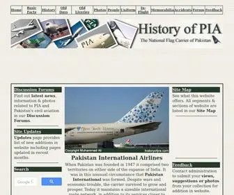 Historyofpia.com(History of PIA) Screenshot