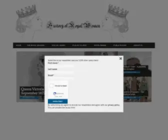 Historyofroyalwomen.com(History of Royal Women) Screenshot