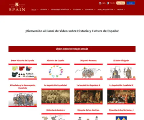 Historyofspain.es(Historyofspain) Screenshot