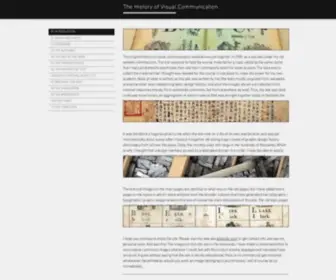HistoryofVisualcommunication.com(History of Visual Communication) Screenshot