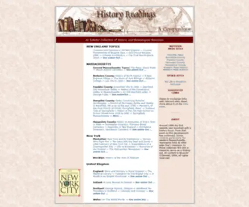 Historyreadings.com(History Readings) Screenshot