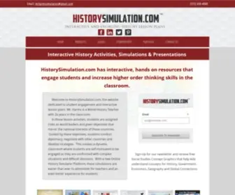 Historysimulation.com(History Simulations for Easy Learning) Screenshot