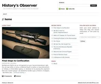 Historysobserver.com(History's Observer) Screenshot