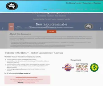 Historyteacher.org.au(The History Teachers' Association of Australia) Screenshot