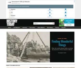 Historytoday.com(History Today) Screenshot