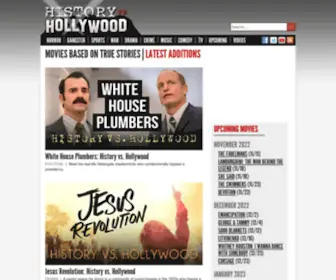 Historyvshollywood.com(Movies Based on True Stories) Screenshot