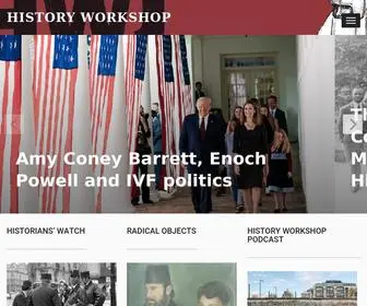 Historyworkshop.org.uk(History Workshop) Screenshot