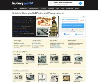 Historyworld.co.uk(Britain's History in Old Photos and Vintage Adverts) Screenshot