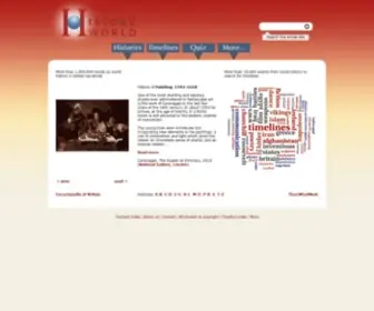HistoryWorld.net(History and Timelines) Screenshot
