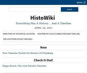 Histowiki.com(And A Timeline) Screenshot