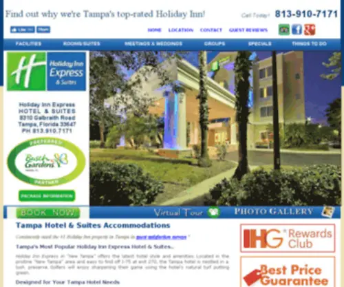 Hisuitestampa.com(Tampa Hotel) Screenshot