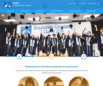 Hisvietnam.com(Hanoi International School) Screenshot