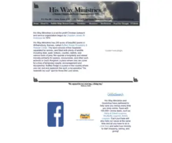 Hiswayministries.org(His Way Ministries) Screenshot