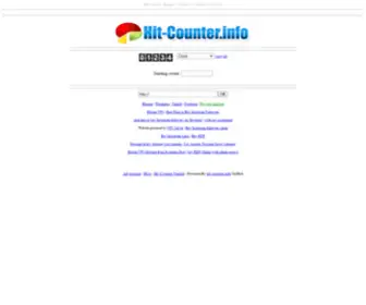 Hit-Counter.info(Free Hit Counter Tumblr) Screenshot