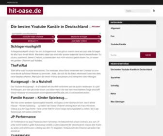 Hit-Oase.de(Schlager, Pop und Rock) Screenshot