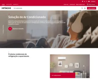 Hitachiaircon.com.br(Ar Condicionado) Screenshot