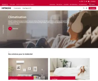 Hitachiclimat.fr(Hitachiclimat) Screenshot