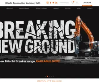 Hitachicm.co.uk(Hitachi Construction Machinery UK) Screenshot