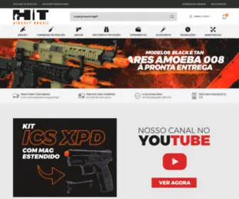 Hitairsoft.com.br(Hit Airsoft Brasil) Screenshot