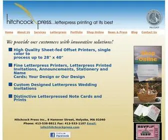 Hitchcockpress.com(Offset printing) Screenshot