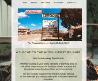 HitchnpostrvPark.com(The Hitch) Screenshot