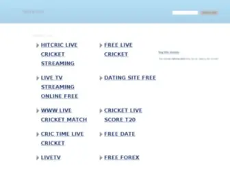 Hitcric.info(Watch Live Cricket Streaming and Highlights) Screenshot