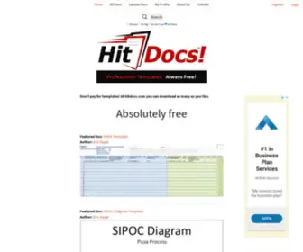 Hitdocs.com(Free Professional Templates and Documents) Screenshot