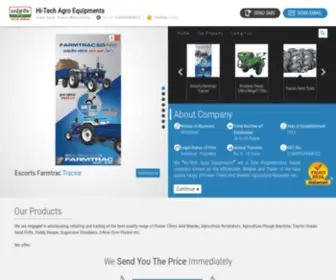 Hitechagro.co.in(Hi-Tech Agro Equipments, Satara) Screenshot