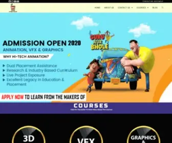 Hitechanimationdelhi.com(Best Animation Institute In Delhi) Screenshot