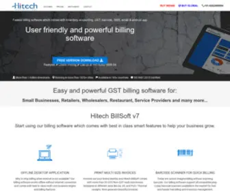 Hitechbillsoft.com(Hitech BillSoft) Screenshot