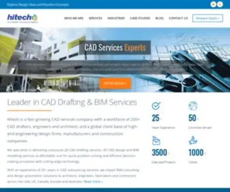 Hitechcaddservices.com(CAD Services) Screenshot