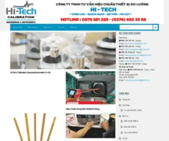Hitechcal.com(Công Ty TNHH Tư Vấn Hiệu Chuẩn Thiết Bị Đo Lường Hi) Screenshot