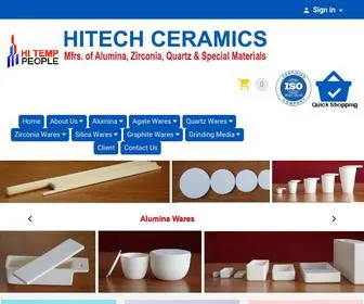 Hitechceramics.in(Hitech Ceramics) Screenshot