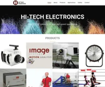 Hitech.com.sg(Visible Highspeed camera) Screenshot