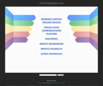 Hitechgadgets.com(hitechgadgets) Screenshot