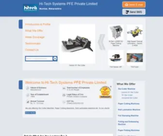 Hitechpfe.com(Hi-Tech Systems PFE Private Limited) Screenshot