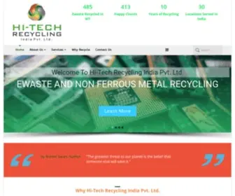 Hitechrecycling.in(Website_2020) Screenshot