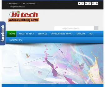 Hitechrefills.com(Hi Tech Refill) Screenshot