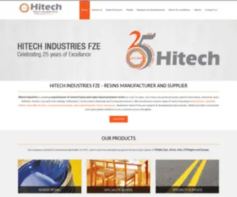 Hitechresins.com(HITECH) Screenshot