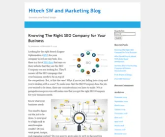 Hitechweekly.com(Hitech SW and Marketing Blog) Screenshot