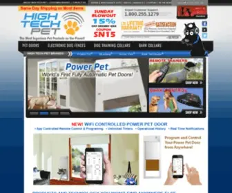 HitecPet.com(Electronic Pet Doors) Screenshot