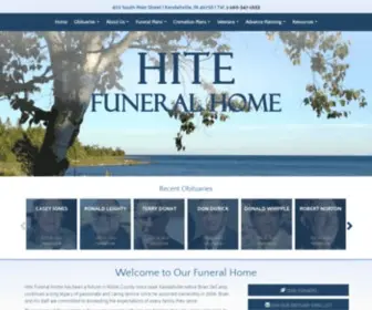 Hitefuneralhome.com(Hite Funeral Home) Screenshot