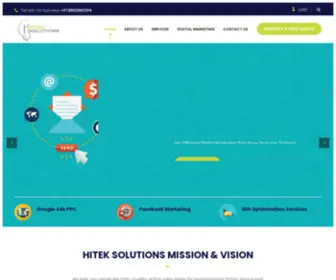 Hitek-Solutions.in(Hitek Solutions) Screenshot