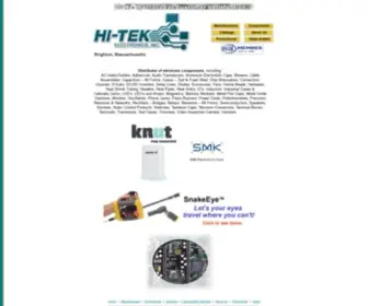 Hitekelec.com(Distributor of electronic components) Screenshot