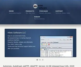 Hiteksoftware.com(Automation Software) Screenshot