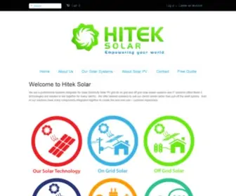 Hiteksolar.co.nz(Hitek Solar NZ) Screenshot